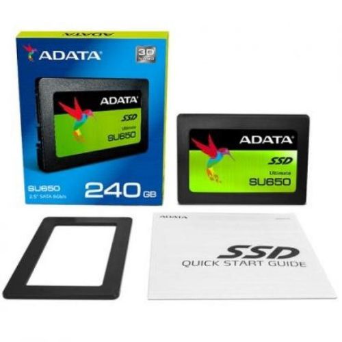 Ổ cứng SSD Adata SU650 chính là giải pháp tối ưu nhất về hiệu năng cũng như giá thành hiện nay. Được trang bị công nghệ 3D NAND Flash cung cấp hiệu suất và độ tin cậy cao hơn chuẩn 2D NAND truyền thống. Bộ nhớ đệm SLC Caching thông minh giúp tăng cường khả năng đọc/ghi nhanh hơn. Kèm với tính năng LDPC ECC tự sửa lỗi giúp tăng độ tin cậy, độ ổn định, độ bền và hiệu suất cao nhất.